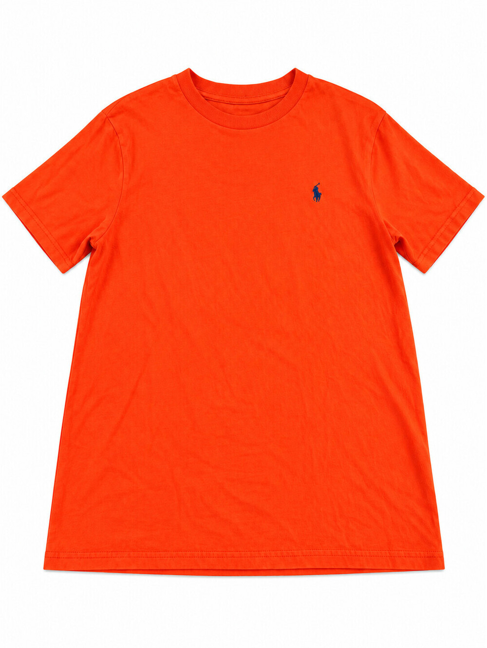 Polo Ralph Lauren Men's L 14-16 Orange T Shirt Short Sleeve Pony Logo